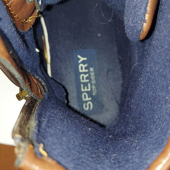 Sperry Saltwater Duckboots Navy Blue Sz 3 - Picture 9 of 9